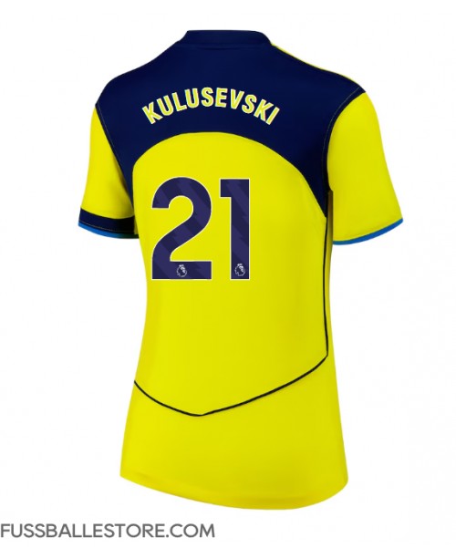 Günstige Tottenham Hotspur Dejan Kulusevski #21 3rd trikot Damen 2025-26 Kurzarm Günstige Tottenham Hotspur Dejan Kulusevski #21 3rd trikot Damen 2025-26 Kurzarm